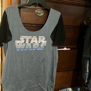 Star Wars t shirt with sheer arms